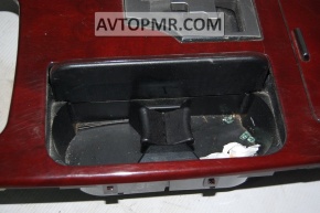 Lexus GS300 GS350 GS430 GS450h 06-07 Mahogany Center Console Trim with Cup Holders