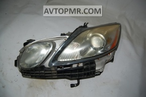 Left front headlight assembly for Lexus GS300 GS430 06-07 xenon, with headlight washer