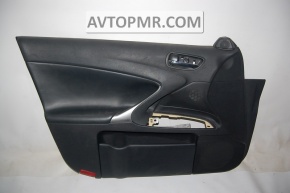 Door trim card front left Lexus IS250 IS300 IS350 06-08 leather black