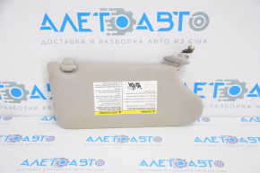 Left visor S SV SR Nissan Altima 13-17 gray