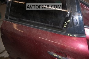 Molding door-glass center rear left Nissan Murano z51 09-14