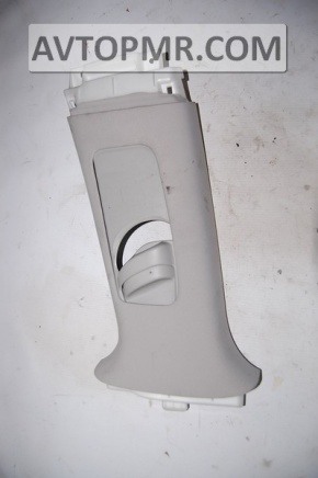 Left center pillar trim, upper belt, Lexus IS250 IS350 06-08, gray