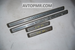 Nissan Murano z51 2009-2012 outer door sill trim, front left, chrome