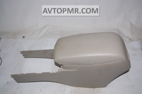 Toyota Camry v40 beige leather center console with armrest and cup holders