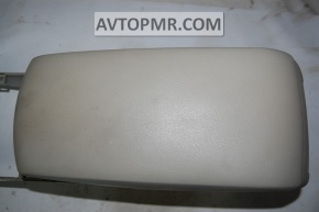 Toyota Camry v40 beige leather center console with armrest and cup holders