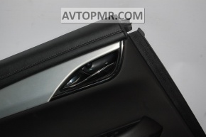 Door trim card rear left Cadillac ATS 13- black