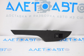 Rear left window lift control for a Cadillac ATS 13-18, black, with a matte black trim