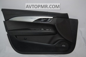Door trim card front left Cadillac ATS 13- black