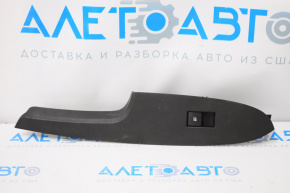 Front right window lift control Cadillac ATS 13-black, with black matte trim
