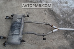 Cadillac ATS 13-2.0T Exhaust Pipe with Barrel Missing Middle Can