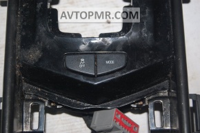 Cadillac ATS 13-19 black center console trim with cup holders, with shifter trim