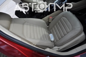 Ford Fusion mk5 13-15 passenger seat without airbag, beige cloth