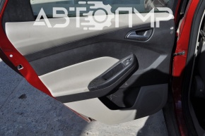 Door trim panel rear left Ford Focus mk3 11-18 gray with black insert