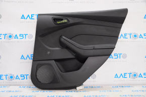 Door trim panel, rear right, Ford Focus mk3 11-18, black, under handle