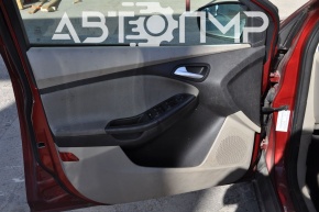 Front left door panel for Ford Focus mk3 11-18, grey with black insert