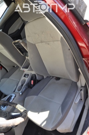 Driver's seat for Ford Focus mk3 11-14 pre-restyling, without airbag, manual, gray cloth