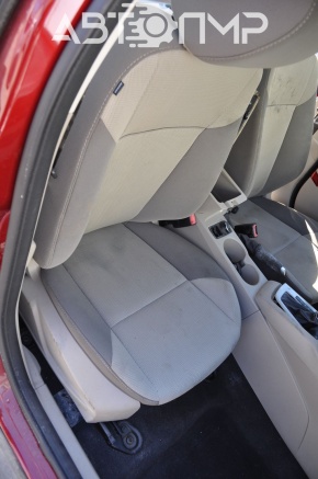 Passenger seat for Ford Focus mk3 11-14 pre-restyling, without airbag, manual, gray cloth