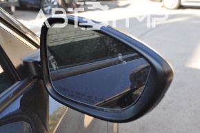 Right side mirror assembly Honda Accord 18-22, 7-pin BSM, black