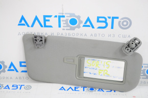 Right visor for Kia Sorento 10-15 gray