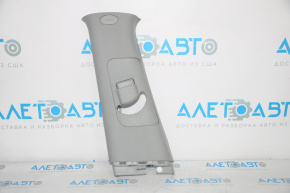 Kia Sorento 10-15 gray center pillar trim, upper left belt