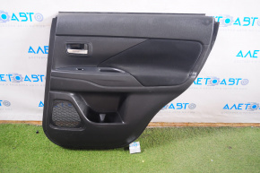 Mitsubishi Outlander 14-20 black rear right door panel with black cloth insert