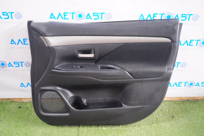 Mitsubishi Outlander 14-18 front right door panel, black cloth