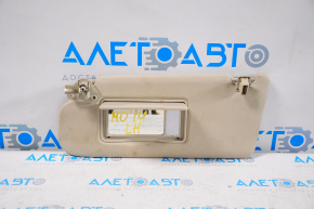 Mitsubishi Outlander 14-15 beige left visor