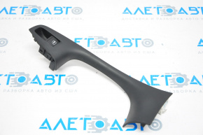 Rear left window lift control for VW Jetta 11-18 USA, black, auto, with black trim