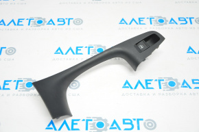 Rear right window lift control for VW Jetta 11-18 USA, black, auto, with black trim