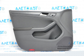 Door trim card front left VW Jetta 11-16 USA black