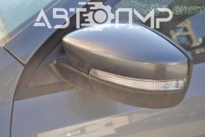 Left side mirror assembly for VW Jetta 11-18, 6 pins, turn signal, graphite
