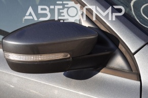 Right side mirror assembly for VW Jetta 11-18, 6 pins, turn signal, graphite