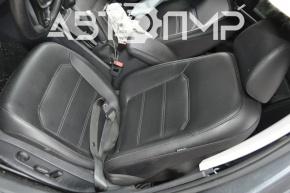 Driver's seat VW Passat b8 16-19 USA without airbag, electric, black leather
