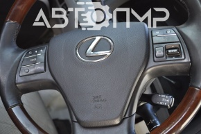 Airbag in the steering wheel, driver's side, Lexus RX350 RX450h 10-12 pre-rest black