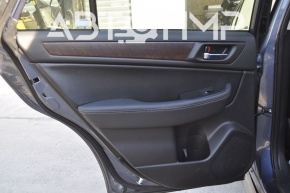 Subaru Outback 15-19 rear left door panel, black cloth