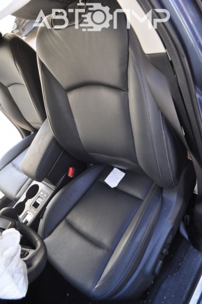 Subaru Outback 15-17 driver's seat without airbag, electric, black leather