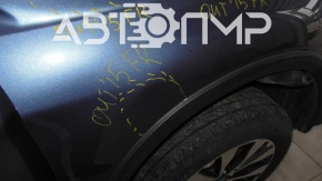 Subaru Outback 15-19 front right fender, blue, dented 7/10