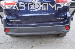 Bare rear bumper for Toyota Highlander 14-19 without parking sensors