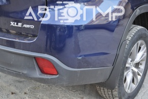 Bare rear bumper for Toyota Highlander 14-19 without parking sensors