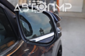 Right side mirror assembly for Toyota Highlander 14-19, 6 pins, turn signal, heated, blue