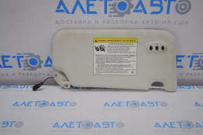 Left visor for Ford Focus mk3 11-18, 2 gray lights, with controls