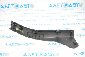Black rear left door sill plate for Ford Escape MK3 13-19