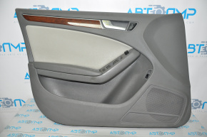 Front left door panel for Audi A4 B8 08-12 pre-restoration gray