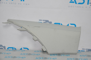 Left rear pillar trim for Audi A4 B8 08-12 pre-rest sedan, light gray