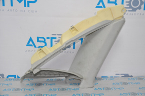 Left rear window trim for Audi A4 B8 08-16 pre-restoration sedan, light gray