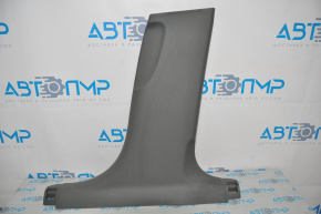 Lower right center pillar trim for Audi A4 B8 08-12 sedan, dark gray