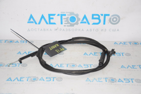 Hood release cable, 2 parts, Audi A4 B8 08-16