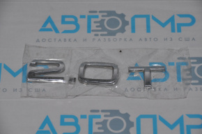 Emblem inscription 2.0T Audi A4 B8 08-11 pre-rest sedan