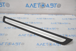 Audi Q5 8R 09-17 black and chrome outer front left door sill trim