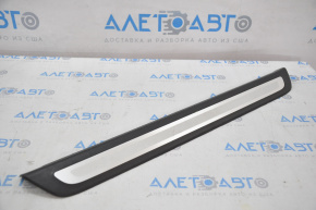 Audi Q5 8R 09-17 black outer door sill trim with chrome trim
